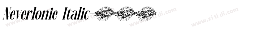 Neverlonie Italic字体转换 Neverlonie Italic字体转换
